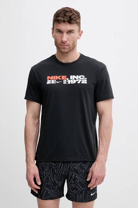 Nike t-shirt kąpielowy męski czarny NESSG522