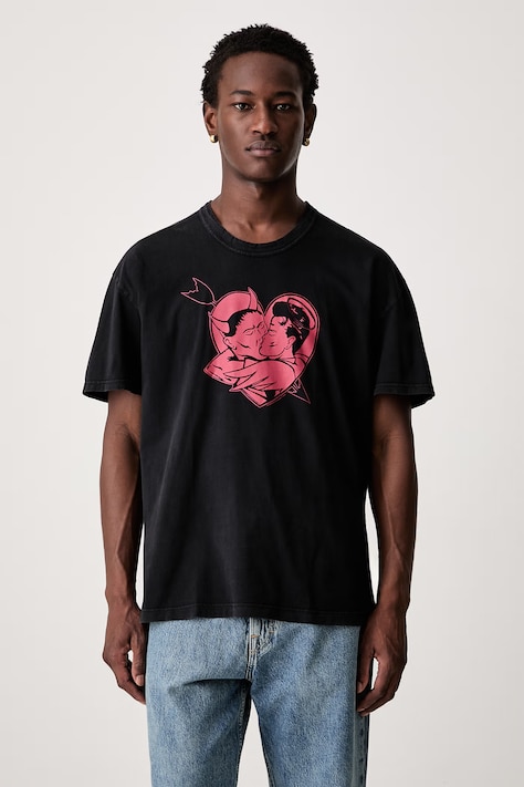 Our Legacy Men's cotton t-shirt navy M2266LL