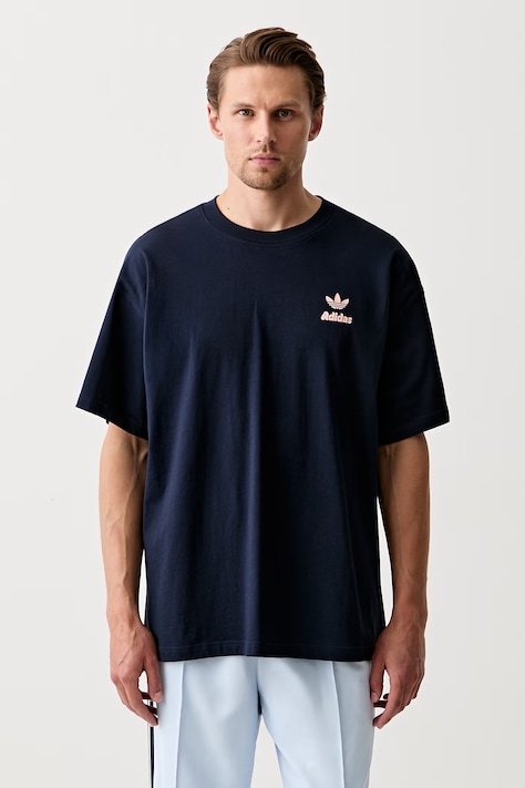adidas Originals T-shirt męski bawełniany granatowy LE6030