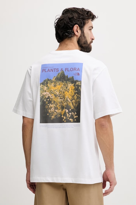 The North Face t-shirt męski bawełniany PLANT & FLORA biały NF0A8GB3FN41