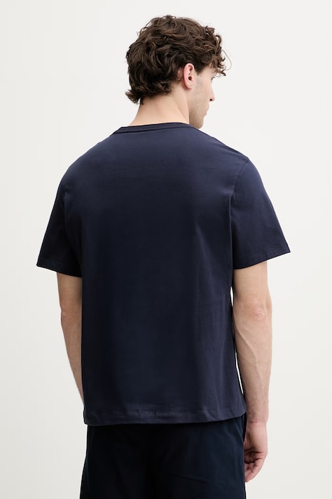 Michael Kors T-shirt męski bawełniany granatowy CS652XSFV4