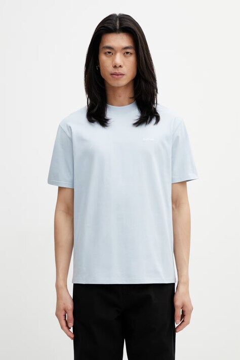 Barbour MTS1568BU44 T-shirt bawełniany męski niebieski Dalton Logo OS