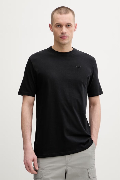 Oakley t-shirt męski bawełniany RELAX czarny FOA404900