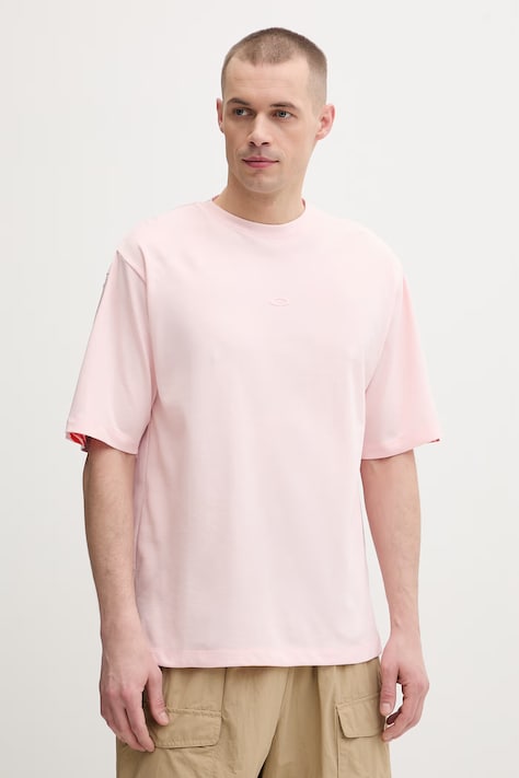 Oakley t-shirt męski HIBISCUS BREEZE różowy FOA407944