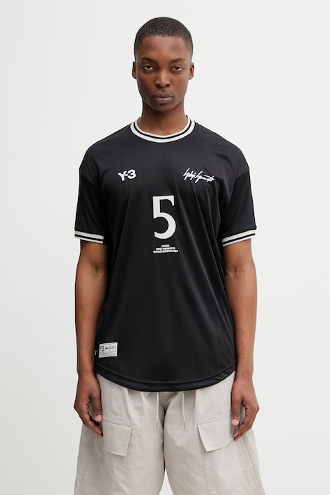 Y-3 ELITE 5 SS FTBL T-shirt męski czarny KS5122