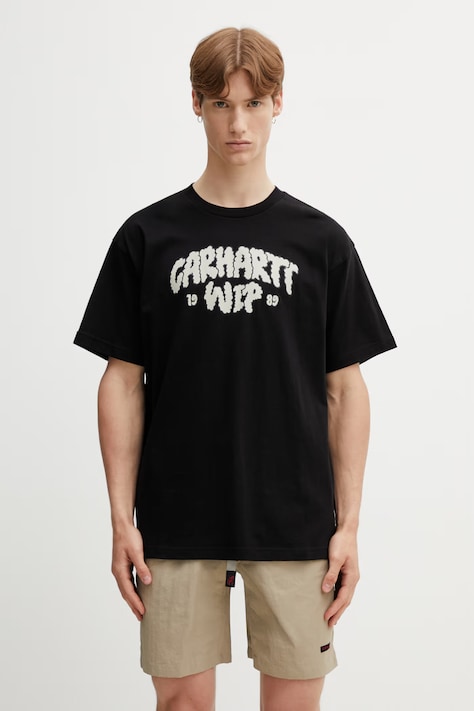 Carhartt WIP S/S Cloud Script T-Shirt cotton Men's black I036200.89XX