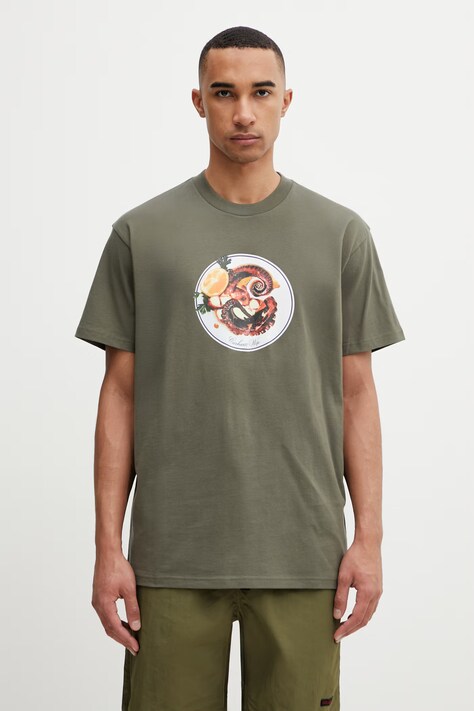 Carhartt WIP S/S Octopus T-Shirt T-shirt bawełniany męski zielony I036217.11XX