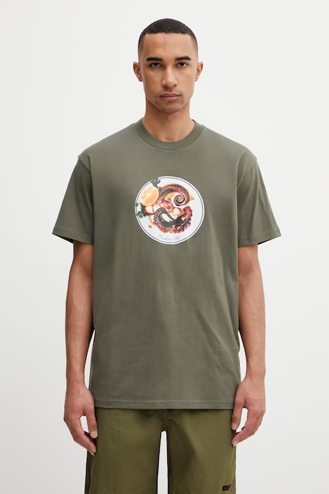 Carhartt WIP S/S Octopus T-Shirt T-shirt bawełniany męski zielony I036217.11XX