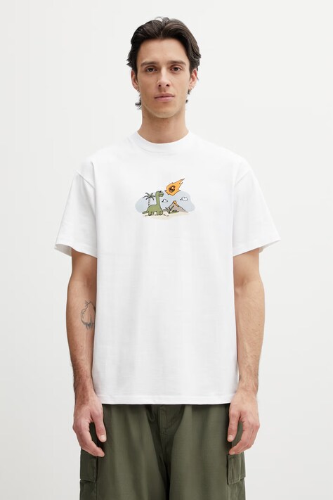 Carhartt WIP S/S Impact T-Shirt męski bawełniany biały I036265.02XX