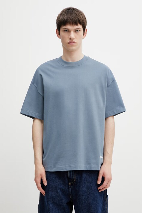 Carhartt WIP S/S Link Script T-Shirt cotton Men's blue I031373.3PPXX