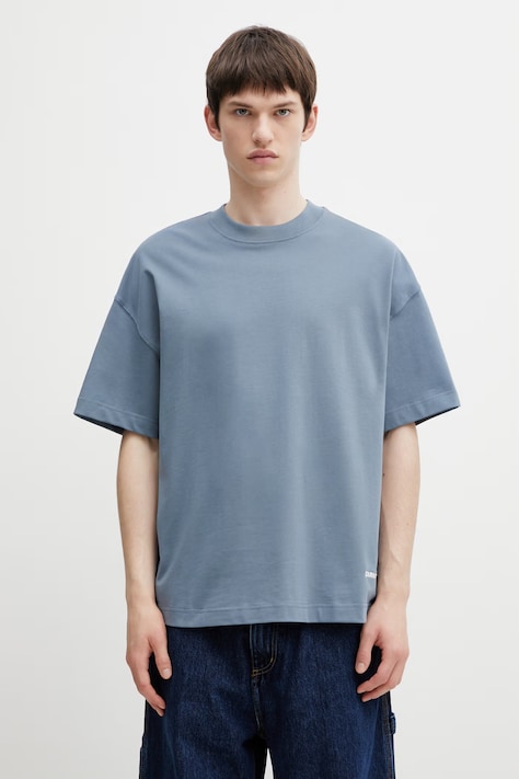 Carhartt WIP S/S Link Script T-Shirt cotton Men's blue I031373.3PPXX
