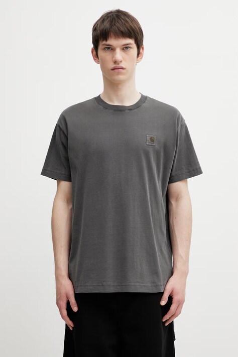 Carhartt WIP S/S Nelson T-Shirt футболка бавовняна чоловіча сіра I029949.89GD