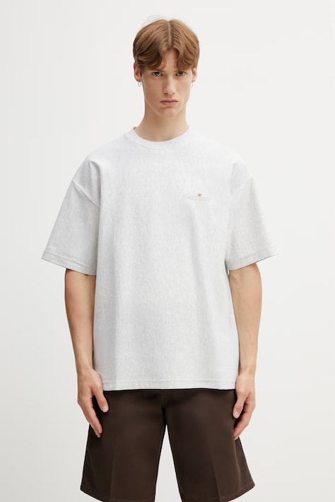 Carhartt WIP S/S WIP Label T-Shirt cotton Men's gray I036180.482XX