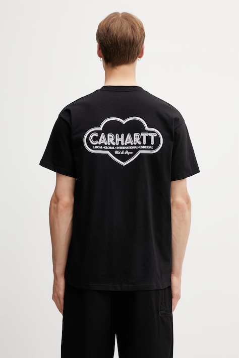Carhartt WIP S/S Cloud Heart T-Shirt t-shirt bawełniany męski czarny I036244.89XX