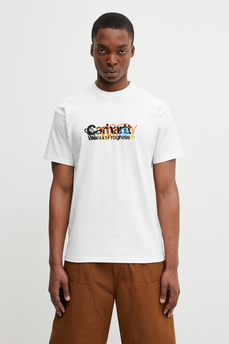 Carhartt WIP S/S Primary T-Shirt t-shirt bawełniany damski biały I036238.02XX