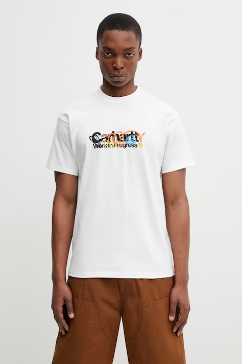 Carhartt WIP S/S Primary T-Shirt t-shirt bawełniany damski biały I036238.02XX