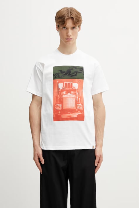 Carhartt WIP S/S Sean Hamilton 01 T-Shirt bawełniany męski biały I036268.02XX