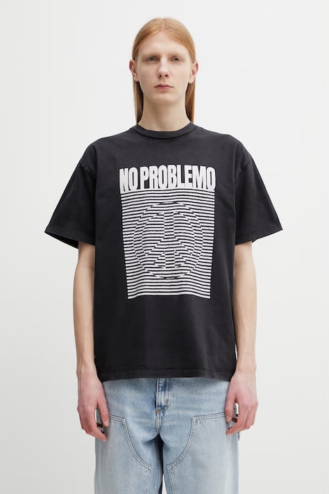 No Problemo Cnd Wave t-shirt bawełniany męski czarny NP6000405