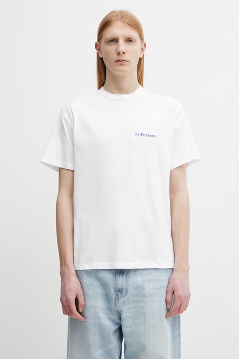 No Problemo Mini Problemo t-shirt bawełniany męski biały NP6000905