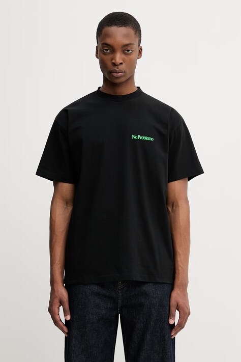 No Problemo Mini Problemo t-shirt bawełniany męski czarny NP6000905