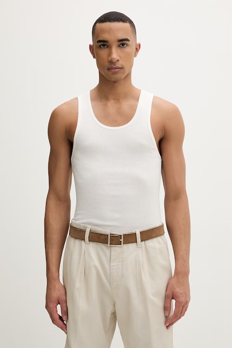 AllSaints top damski bawełniany beżowy ASM493452