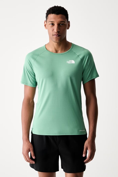The North Face T-shirt treningowy męski Sunriser zielony NF0A8BBPG571