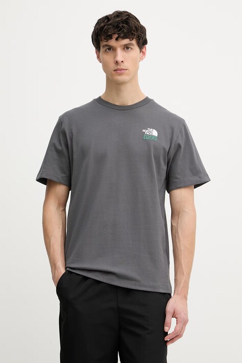 The North Face T-shirt męski bawełniany 1966 MOTION szary NF0A8GAHRHI1