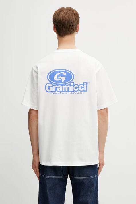 Gramicci ?82 TEE t-shirt basic męski bawełniany biały G6SU.T100