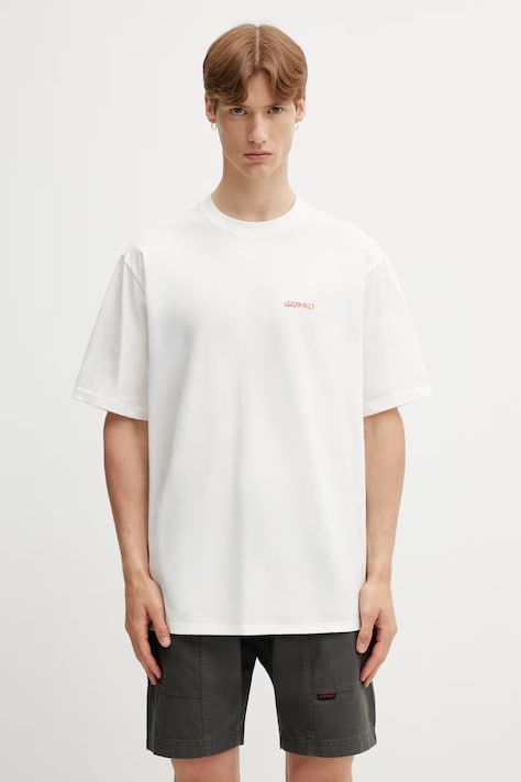 Gramicci ICE SCULPTURE TEE t-shirt męski bawełniany biały G6SU.T118