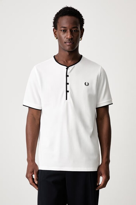 Fred Perry T-shirt męski bawełniany biały M2446