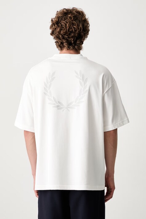 Fred Perry T-shirt męski bawełniany biały M2474