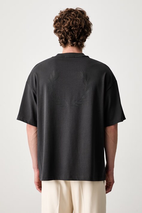 Fred Perry T-shirt męski bawełniany szary M2474