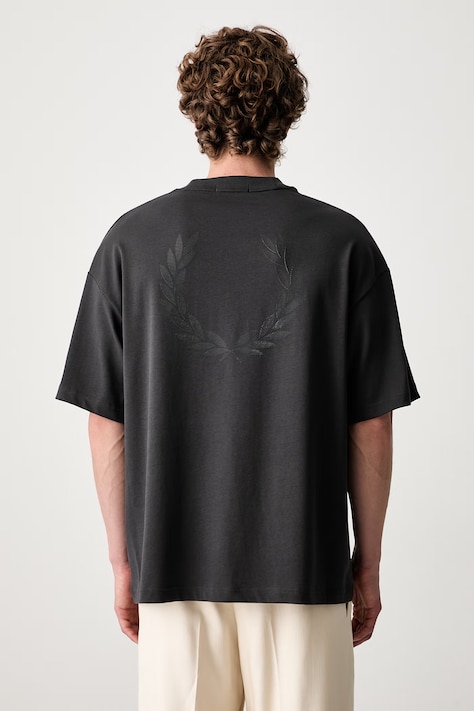 Fred Perry T-shirt męski bawełniany szary M2474