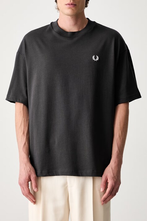 Fred Perry футболка чоловіча бавовняна — SS26-TSM235, сірий — фото 5