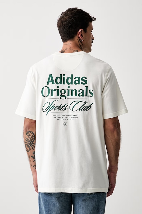 adidas Originals T-shirt męski bawełniany beżowy LF8970