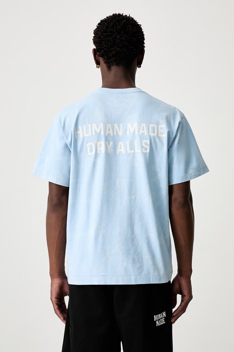 Human Made T-shirt bawełniany męski niebieski HM31CS008