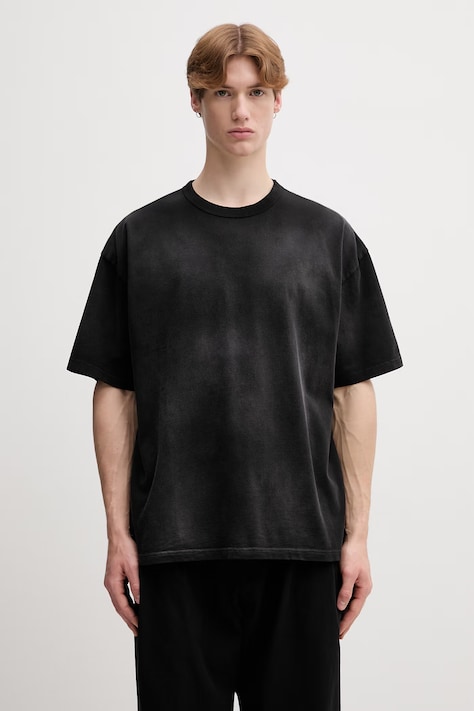 BEAMS t-shirt in cotone da uomo nera 1104.1435.146