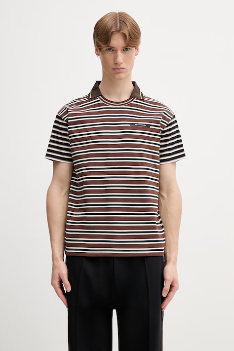 Andersson Bell T-shirt męski brązowy atb1546m