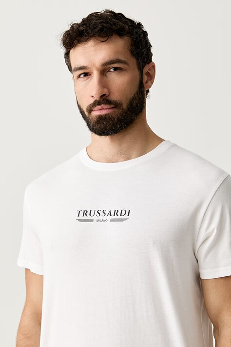 Trussardi футболка чоловіча бавовняна — фото 4