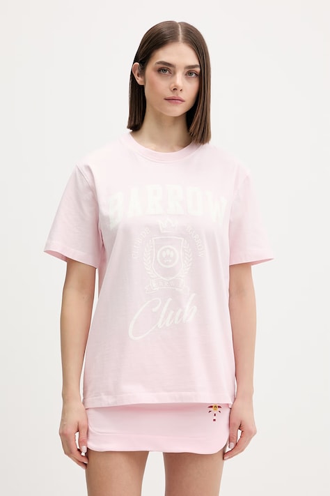Barrow tričko ženské bavlněné růžové S6BWUATH019