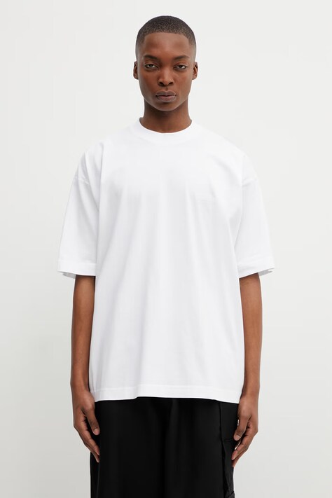 VETEMENTS t-shirt bawełniany Iconic Logo kolor biały gładki ME76TR141WW