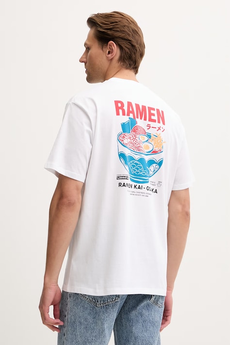 Kaotiko T-shirt bawełniany biały AS036-01-G002