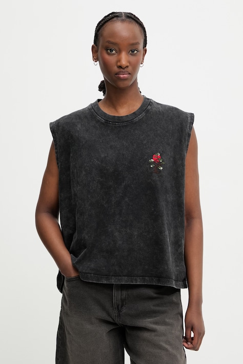 Kaotiko top bavlněný černý AS039-01-G002