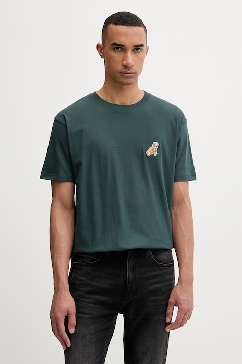 Kaotiko T-shirt bawełniany zielony AS023-01-G002