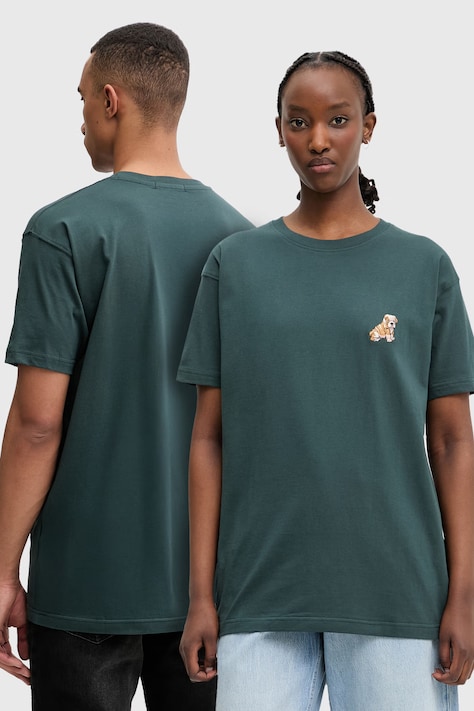 Kaotiko T-shirt bawełniany zielony AS023-01-G002