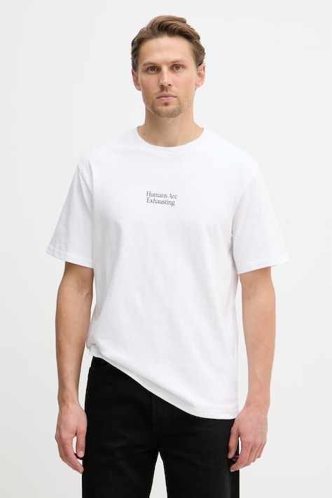 Kaotiko T-shirt bawełniany biały AS027-01-G002