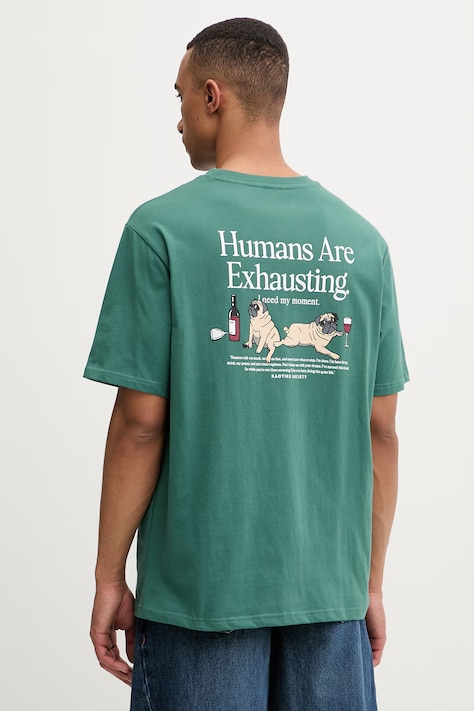 Kaotiko t-shirt βαμβακερό πράσινο AS027-02-G002