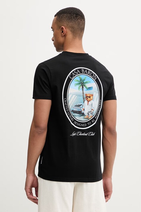 Baron Filou T-shirt bawełniany Filou CLXVIII. czarny 000015038