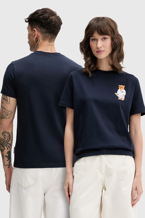 Baron Filou T-shirt bawełniany Filou CLXVIII. granatowy 000015615