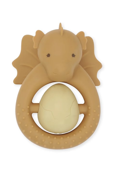Konges Sløjd gryzak dziecięcy TEETHER SIBLING beżowy KS4249